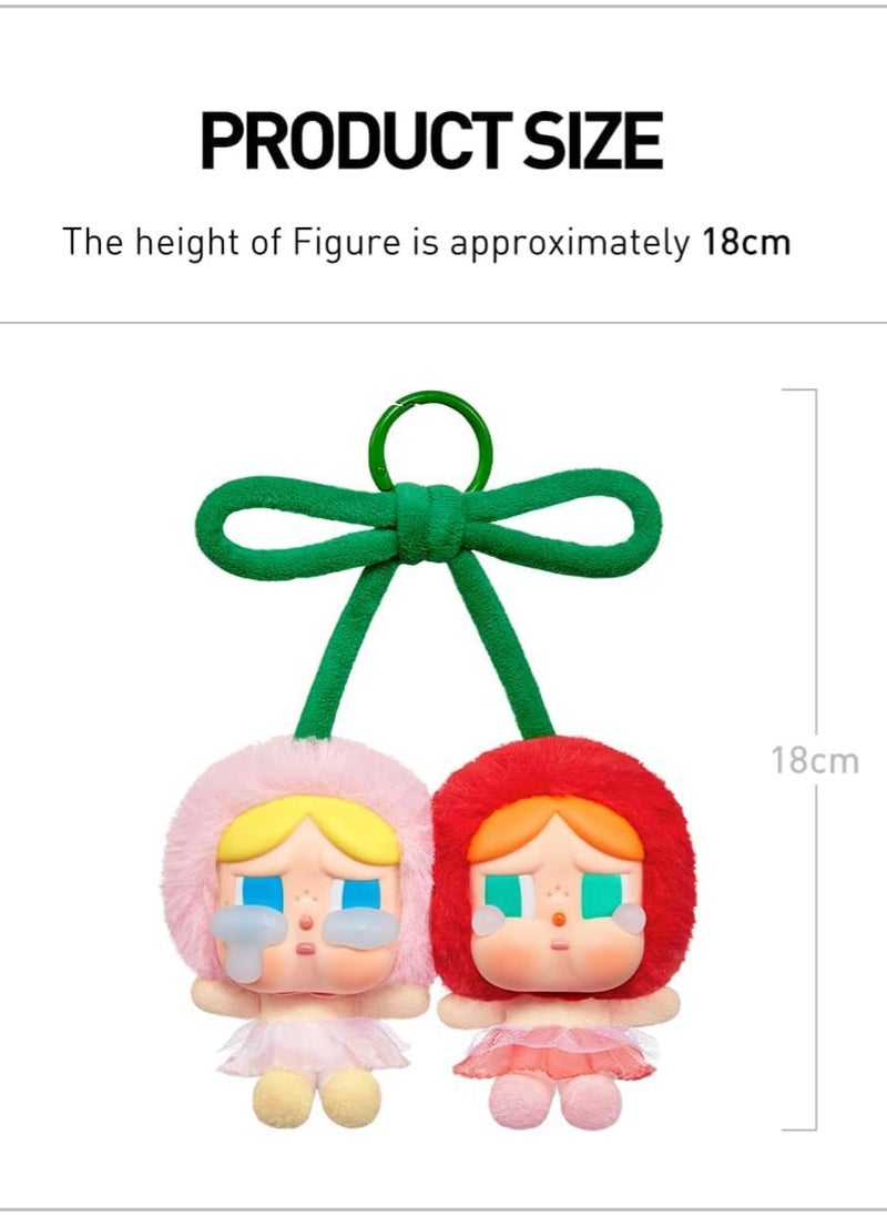 POP MART POP MART Crybaby Crying for Love Series Vinyl Plush Hanging Card (Love You Cherry Much) Collectible Figures Collectors Art Toy Toy Figures Gift 1 Piece  - Image 3
