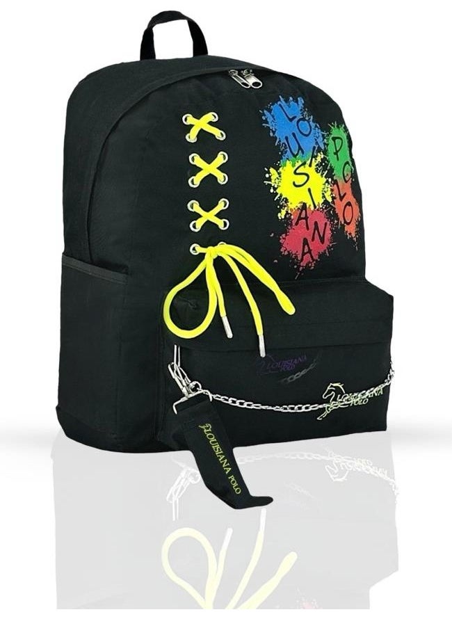 Louisiana Polo School Bag with Laptop Compartment Multicolor 1141  - Image 4