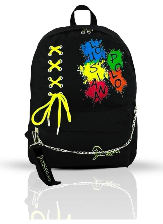 Louisiana Polo School Bag with Laptop Compartment Multicolor 1141  - Image 1