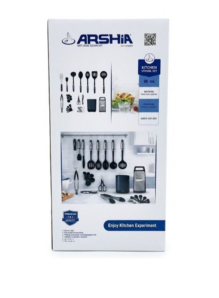 Arshia Complete Kitchen Serving & Utensils Set – 36 Pieces – Arshia - Image 1