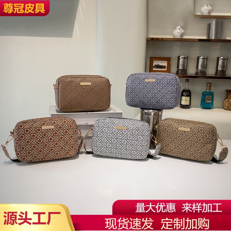 Women'S Bag Camera Bag Niche Ribbon Slung Camera Bag Casual Simple Small Square Bag Gift Bag - Image 2