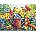 DAGIRT 500 Piece Puzzles for Adults Flowers Garden Puzzles Birds Squirrels Jigsaw Puzzles 500 Pieces Challenging Jigsaw Puzzles Great for Birthday Party Gathering Finished Size is 205 x 15 in - Image 2