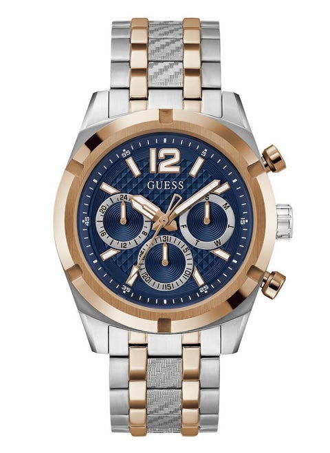 Mens Two Tone Blue Multi-function Watch - GW0714G3