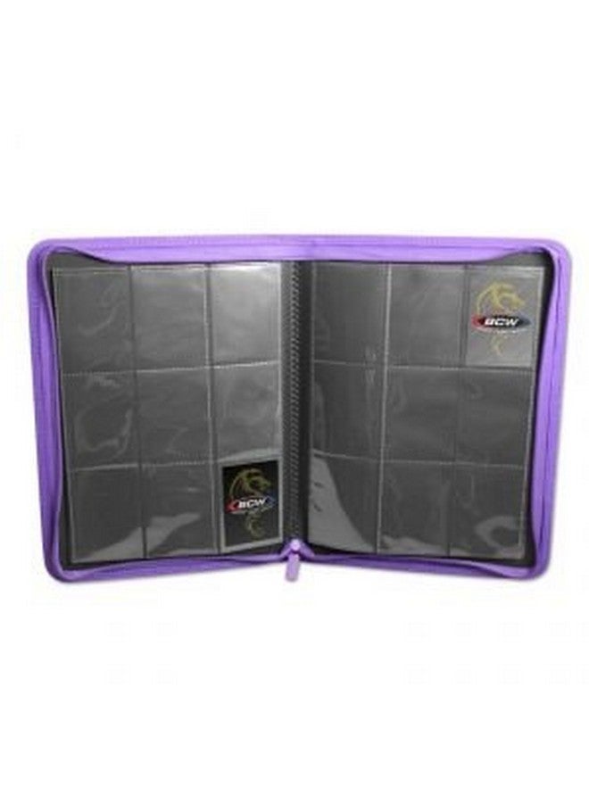 BCW Zfolio 9Pocket Lx Album Purple - Image 1