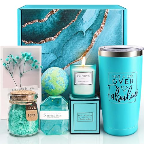 EUASOO Christmas Gifts for Women, Relaxing Spa Gift Basket Set, Unique Birthday Gift Ideas for Women, Christmas Gifts for Mom Sister Best Friend Wife, Employee Teacher Nurse Appreciation Gifts - Image 1