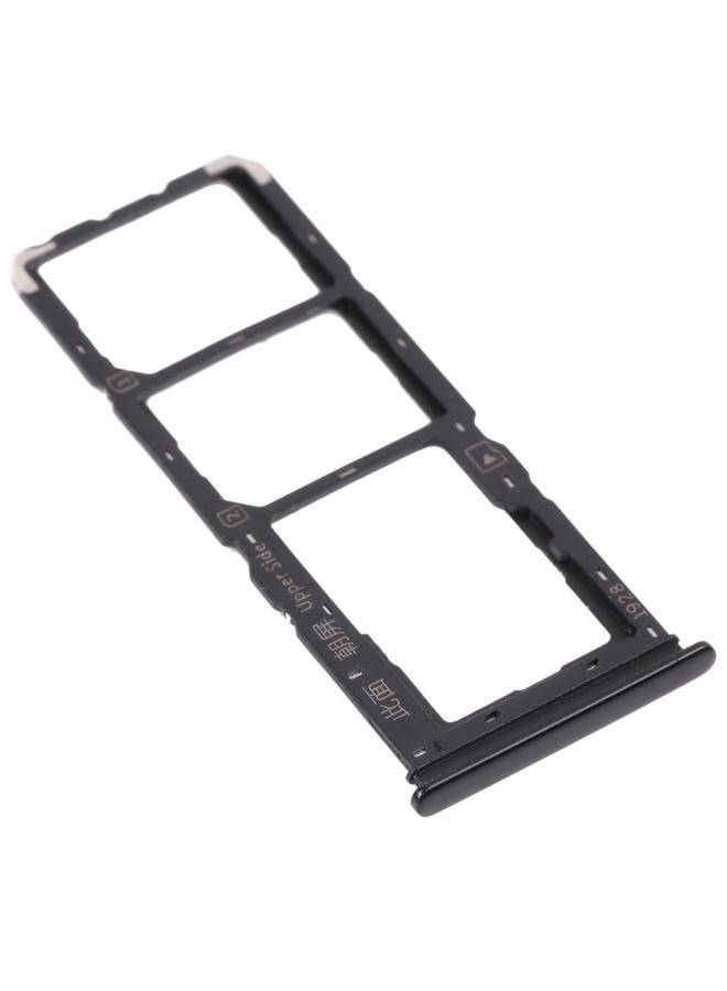 erorex For vivo Y11s V2028 SIM Card Tray + SIM Card Tray + Micro SD Card Tray (Black) - Image 2
