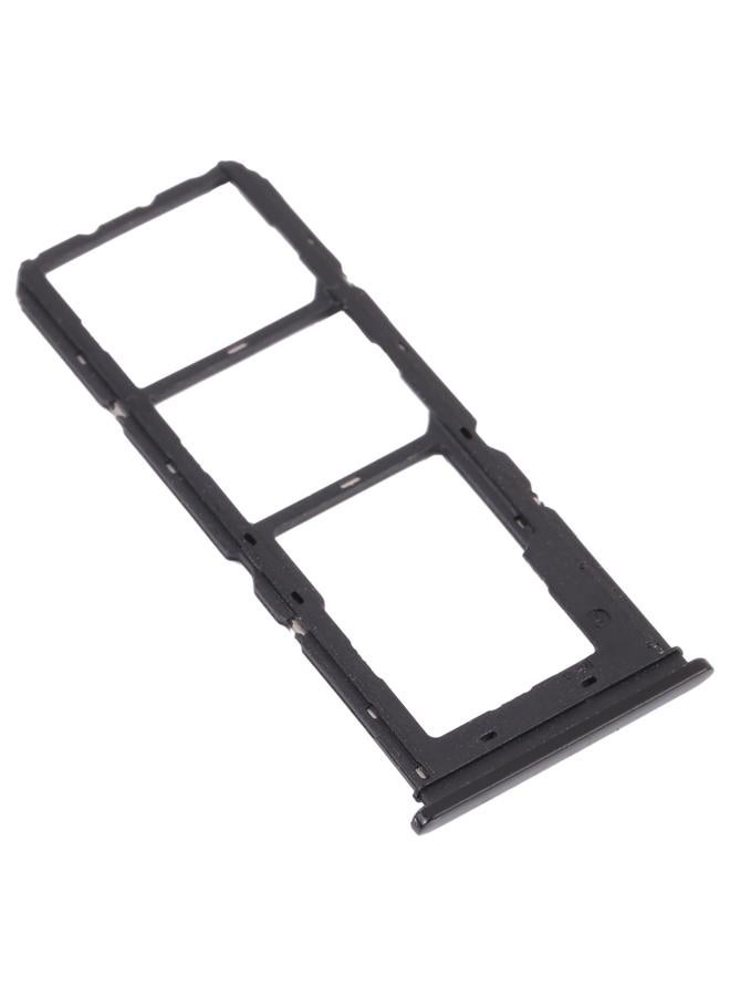 erorex For vivo Y11s V2028 SIM Card Tray + SIM Card Tray + Micro SD Card Tray (Black) - Image 3