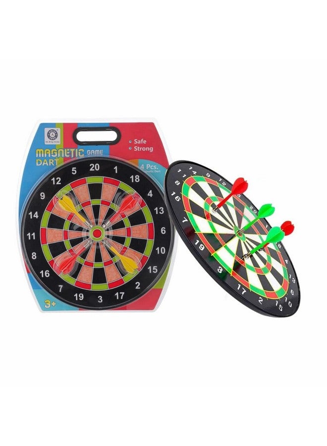 MKY Toys Magnetic Dartboard with 4 Soft Darts, Suitable for Kids Above 3 Years of Age. (11 Inch)