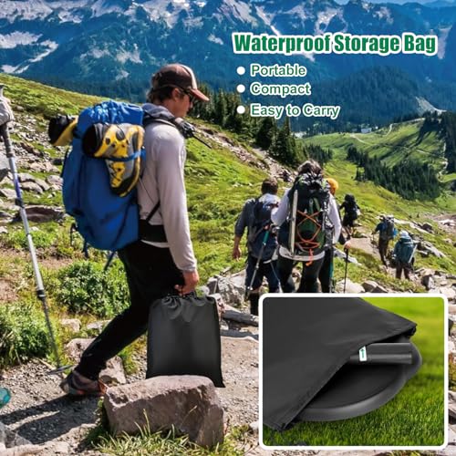 PAHTTO Portable Toilet for 5 Gal Buckets, Snap-on Seat with Lid - Including Storage & Disposable Bags, Ideal for Camping, Hiking, Emergencies, Cars, Boats - Image 5