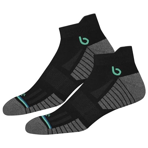 BAMBOS Bamboo Cotton Ankle Length Socks For Men Anti-Microbial Ultra Soft Padded Ankle Socks, Pack Of 3 Multicoloured - Image 4