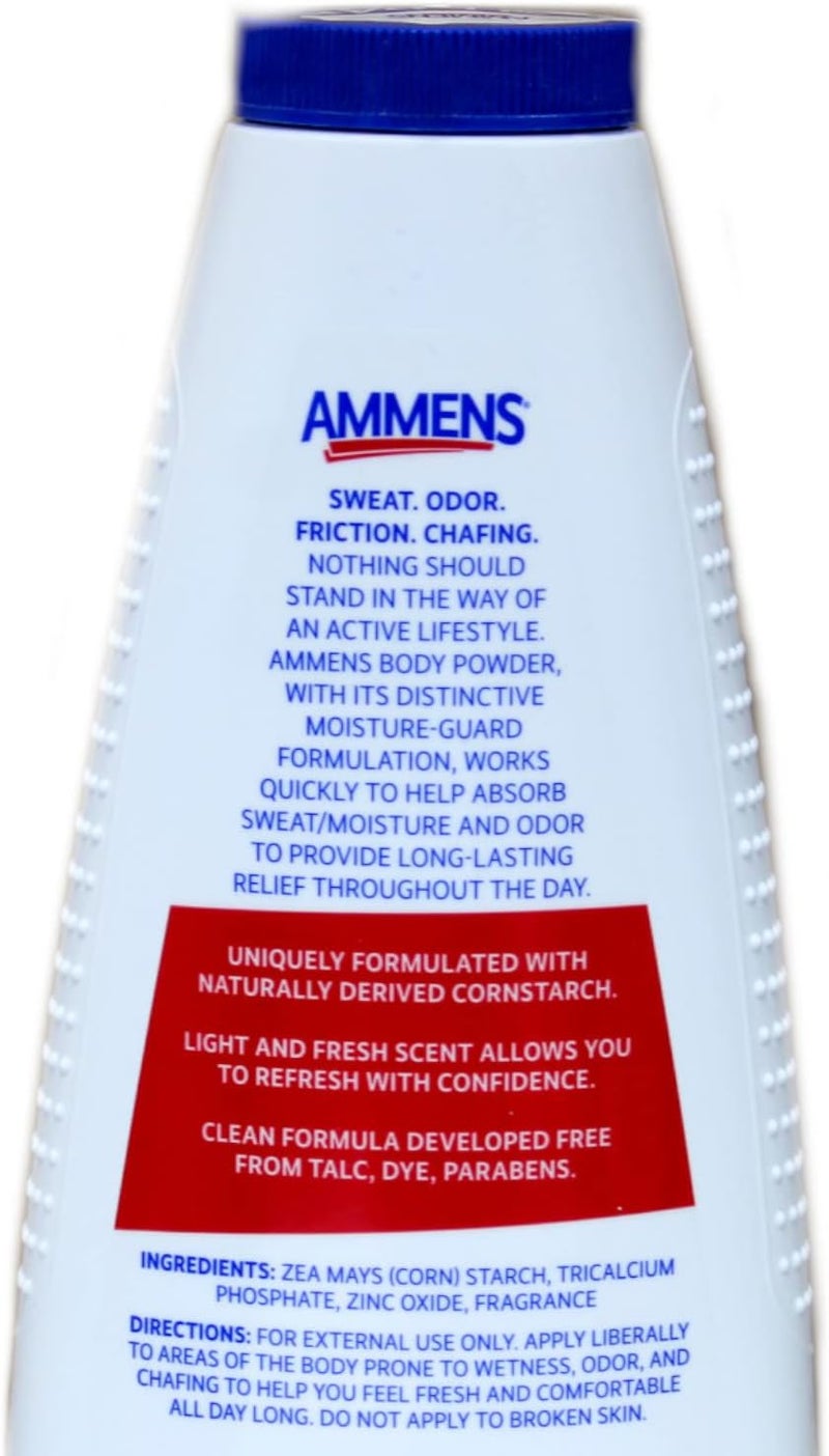 Ammens Original Body Powder - Talc Free Medicated Powder (Pack of 3, 11 OZ Each) - Image 4