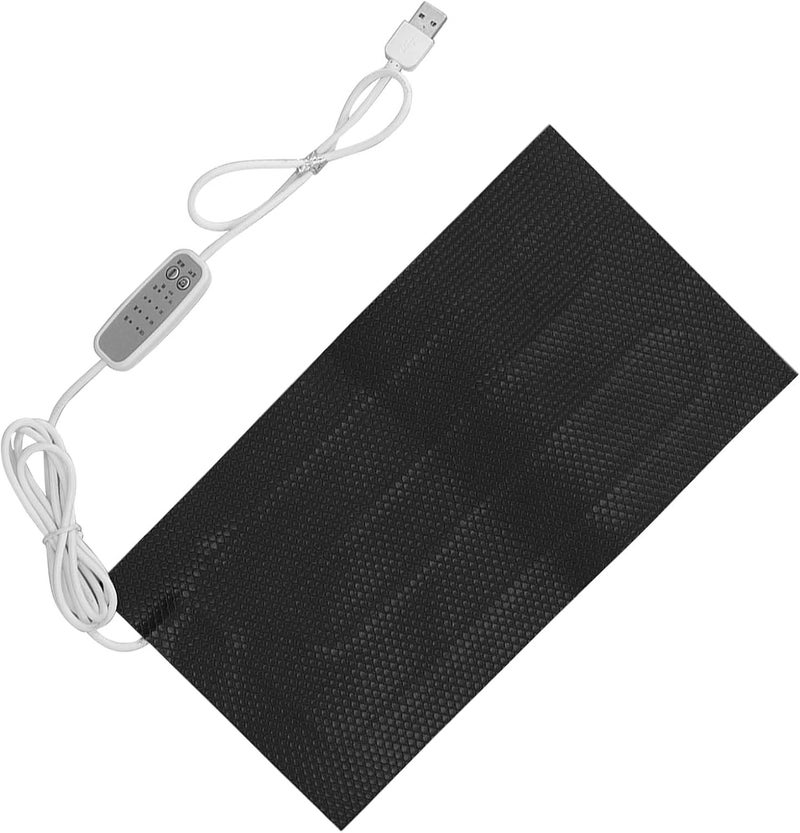 وسادة تدفئة قابلة لضبط درجة الحرارة تعمل بالطاقة عبر USB، مصنوعة من مادة PVC، مقاس 20x25 سم للكتف والرقبة والظهر - Image 1