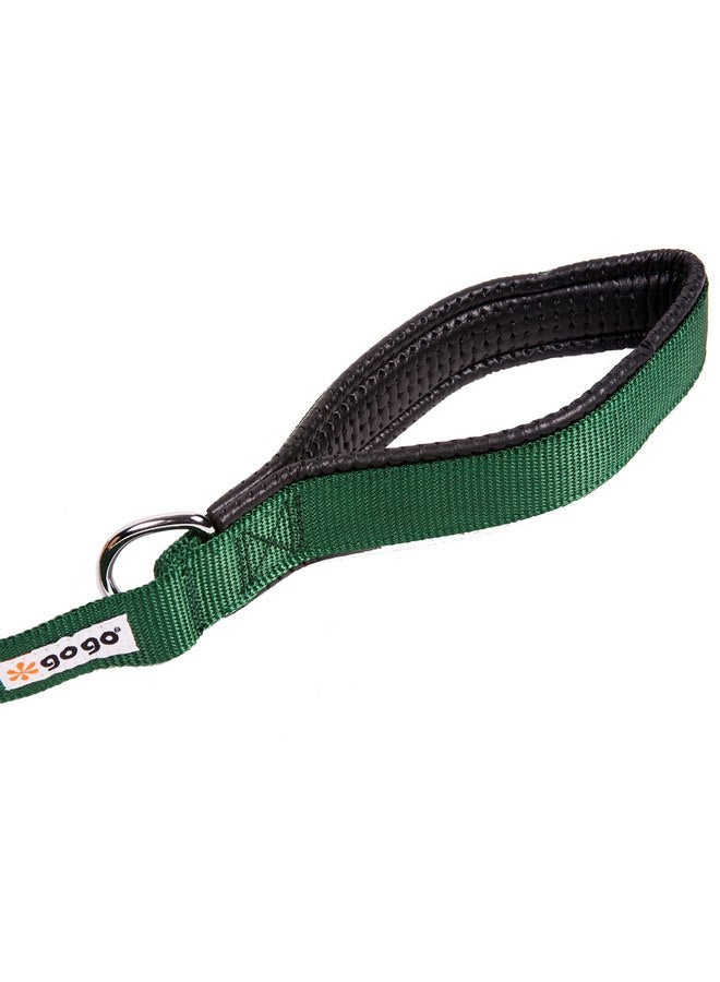 GOGO Pet Products 5/8-Inch Wide Comfy Nylon Dog Leash, 6-Feet Long, Hunter Green - Image 3