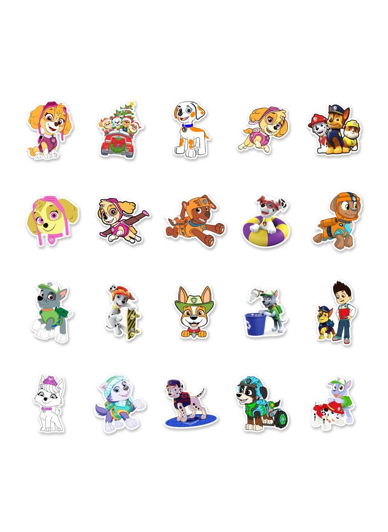 Generic 50-Piece PAW Patrol Stickers for Kids Waterproof Cartoon Vinyl Stickers for Laptop  - Image 4