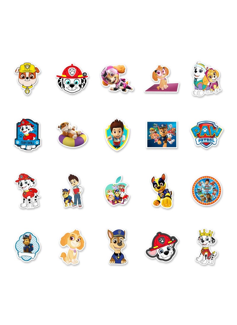 Generic 50-Piece PAW Patrol Stickers for Kids Waterproof Cartoon Vinyl Stickers for Laptop  - Image 3