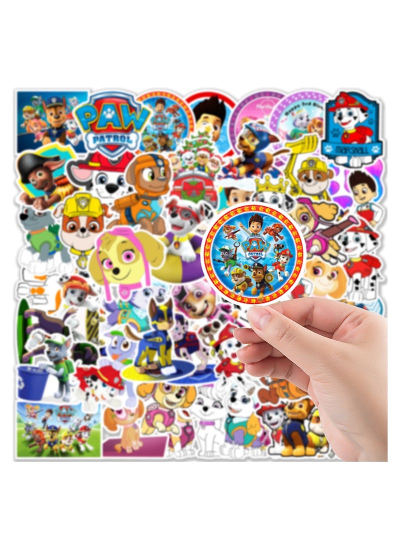 Generic 50-Piece PAW Patrol Stickers for Kids Waterproof Cartoon Vinyl Stickers for Laptop  - Image 5