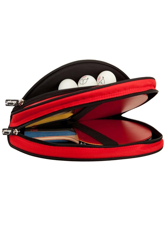Killerspin Barracuda Ping Pong Paddle Case – Table Tennis Racket Cover with Ball Holder, Durable Travel Storage Bag for 1–2 Paddles & Accessories - Image 4