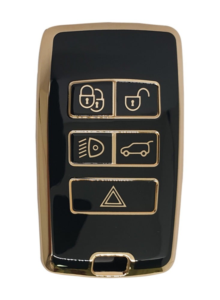 Service Zone غطاء مفتاح سيارة سيليكون 5 أزرار لسيارات لاند روفر / رينج روفر / غاغوار - Image 1