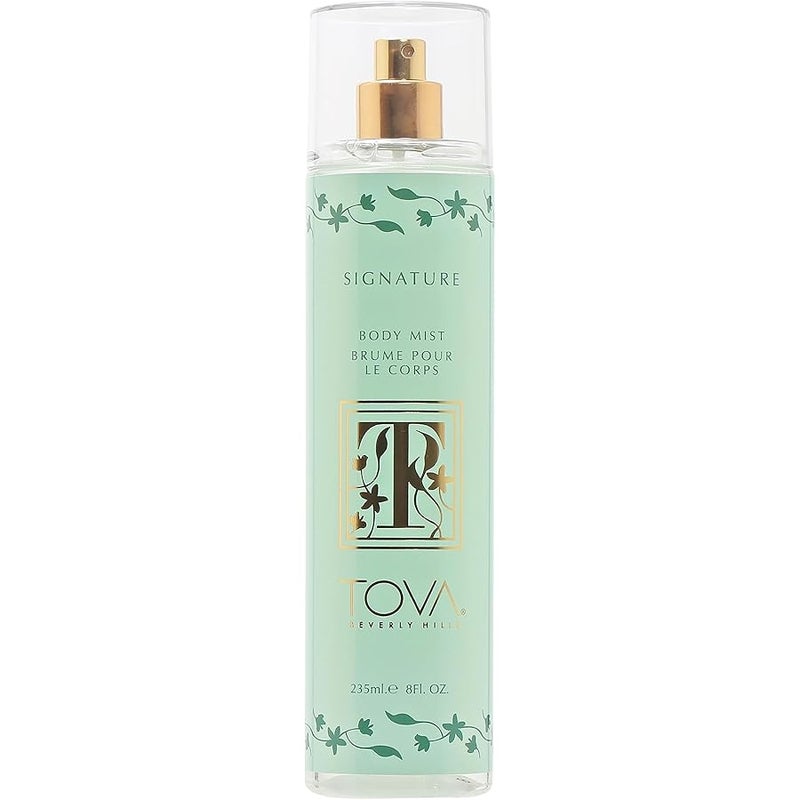 توفا Tova Signature Body Mist – Fresh Floral Perfume Mist for Women – Long-Lasting Body Spray with Jasmine, Bergamot & Sandalwood – Timeless Scent with Lavender & Musk – USA-Made & Cruelty-Free – 8.0 fl oz - Image 1