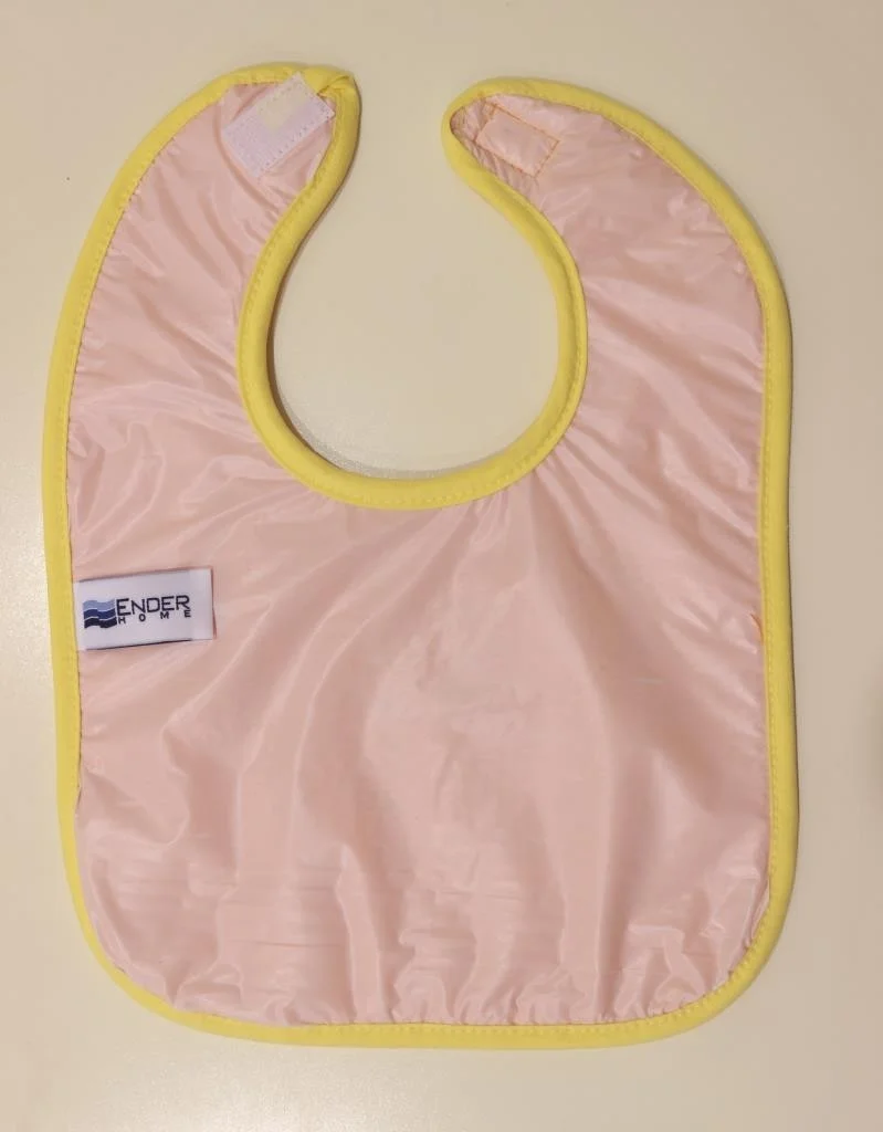 اندر هوم Baby Food Bib Curl Waterproof Towel Cotton Baby Bib
