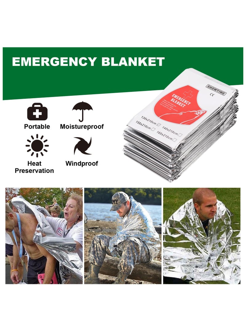 SYOSI 338 Pcs First Aid Kit Waterproof Emergency Kit Survival Gear Trauma Kit with Essential Emergency Medical Supplies Suitable for Travel Home Office Vehicle Outdoor Camping Hiking - Image 3