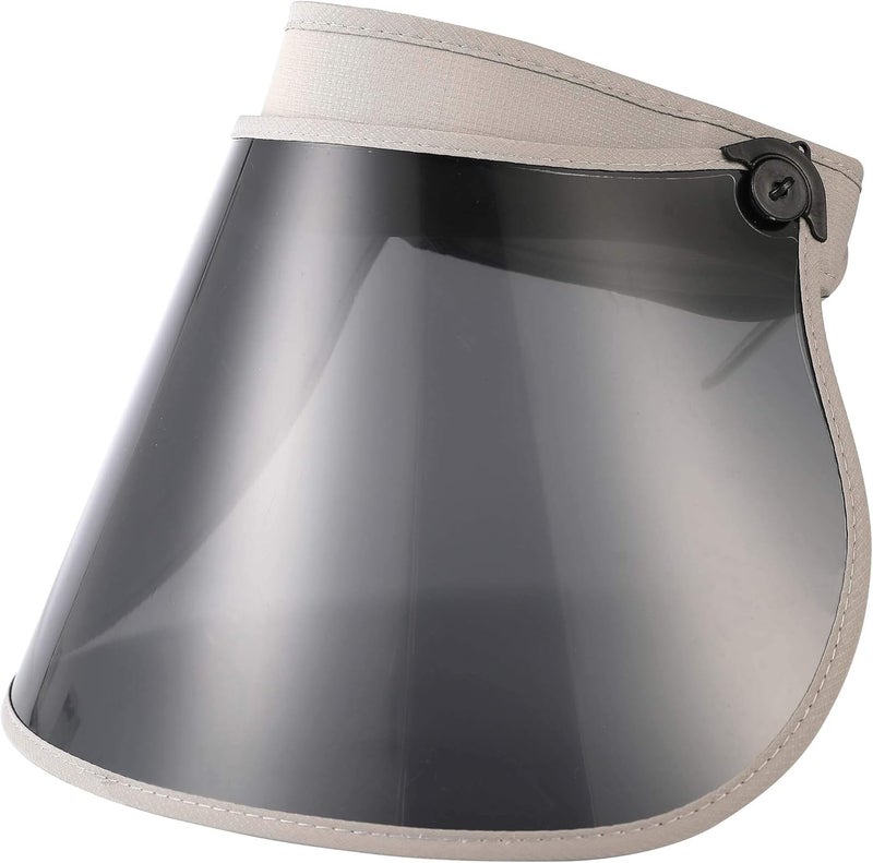 Beevarn Store Sun Visors Hats Women Roll up Adjustable Outdoors Wide Brim Clear Visor Cap - Image 1
