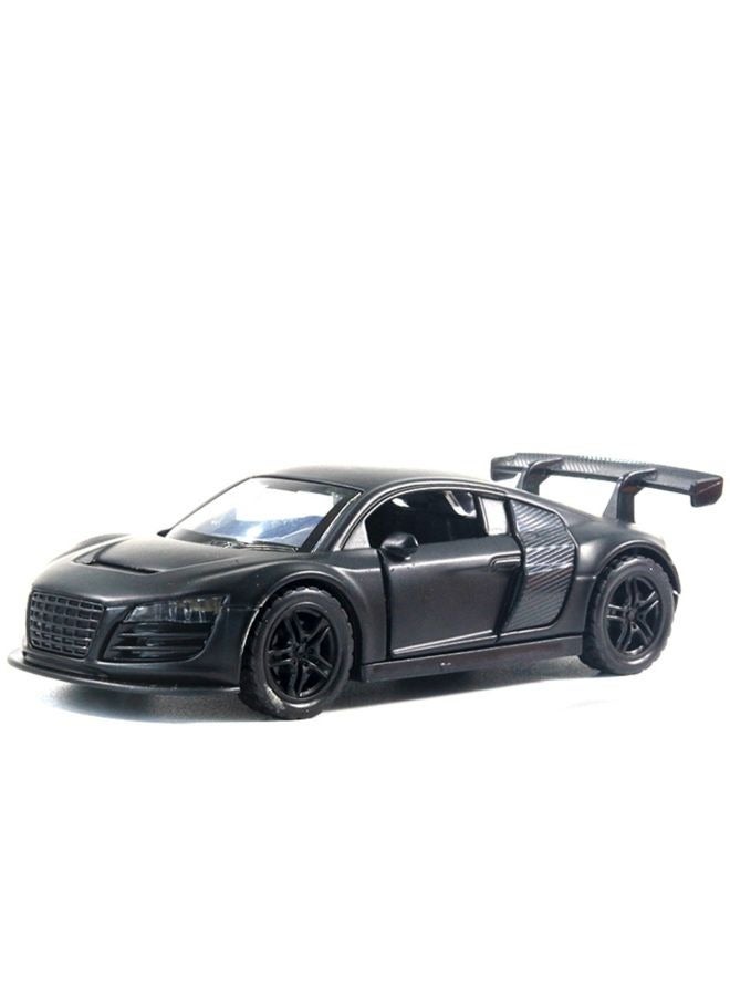 HALAMODO 1:36 Alloy Sports Car Model , Pull-Back Toy Car , Model Car for Kids Boy Girl Gift , Collectible Display ,Black - Image 2