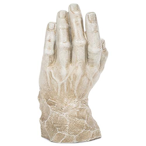Roman Joseph's Studio by Roman Inc., in The Palm of HIS Hand, Garden Collection, Religious Statue, Holy Family, Memorial, Angel, Patron Saint, Garden Décor (11x5x7) - Image 5