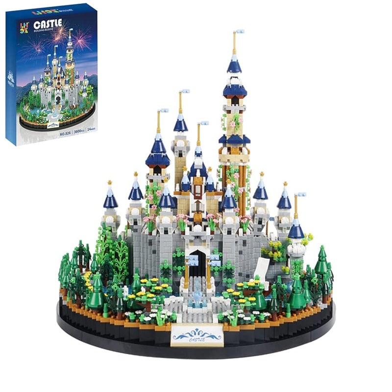 SAMYBLOCKS 3600PCS Micro Mini Building Blocks Castle Sets,Creative Ideals Dream Palace Building Block, Best Bricks Gift for 14+ Boys, Girls or Adults - Image 1