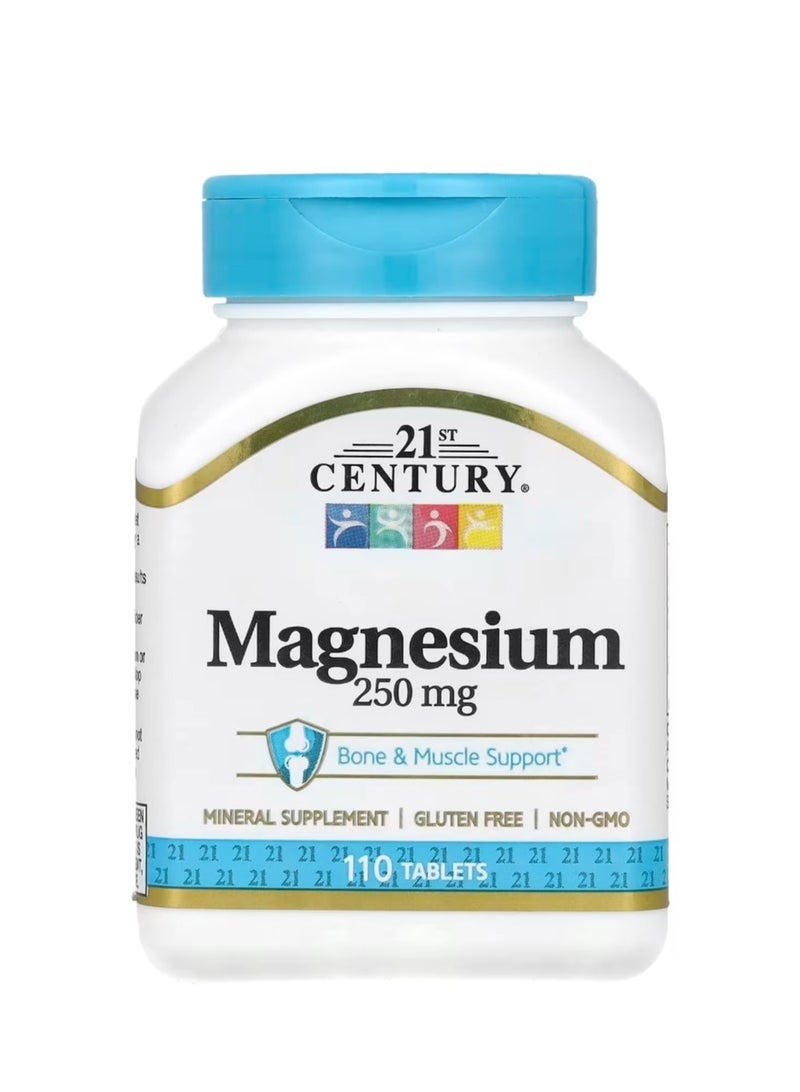 القرن الحادي والعشرون مغنيسيوم 250 ملجم 110 قرص - Image 1
