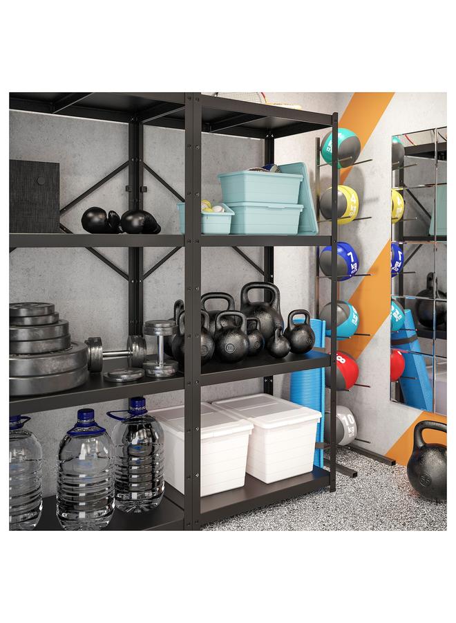 erorex Shelf, black, 84x54 cm