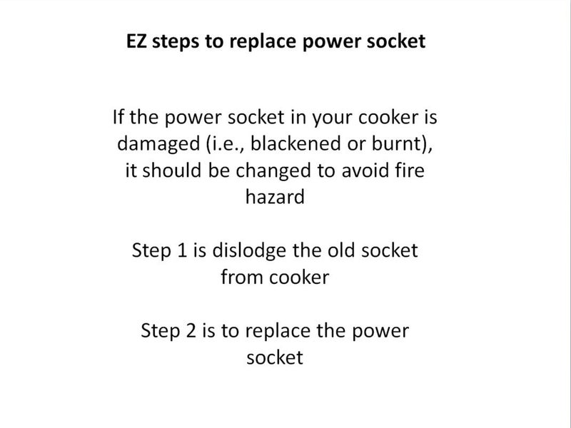 GJS Gourmet "GJS Gourmet Power Socket Replacement Compatible With Power Cooker XL". This socket is not created or sold by Power Cooker. - Image 2