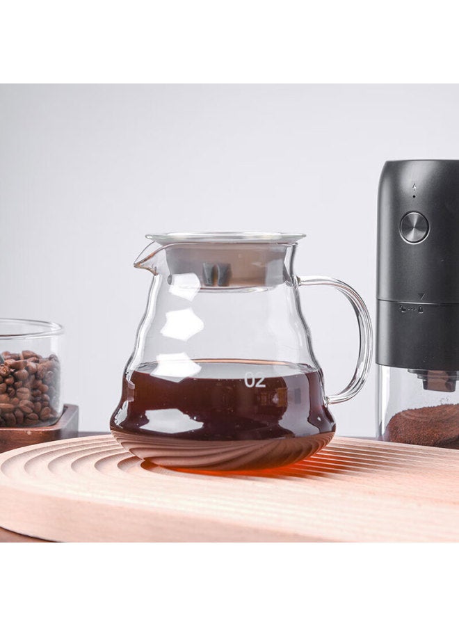 Cliton Pour-over Coffee Maker Set, Drip Coffee Pot, Glass Sharing Pot, Stainless Steel Pour-over Kettle, Filter Paper, Filter Cup - Image 5