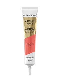 Max Factor Miracle Pure Cream Infused Blush - Soft Peach, 15Ml  - Image 1
