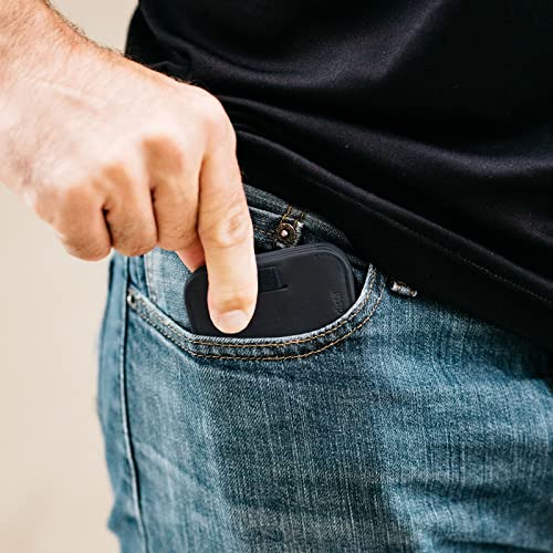 Distil Union Wally 5.0 RFID Wallet - No ID Window - Slim Bifold Wallet for Men with Money Clip, Premium Leather – Minimalist RFID Card Holder - Holds 14 Cards & 30 Bills - Black - Image 3