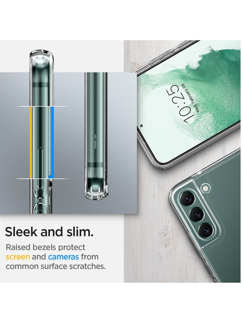 BORTONY Samsung Galaxy S22 Plus Case Clear Slim Fit Crystal Clear Transparent Anti-Scratch Flexible Soft TPU - Image 5