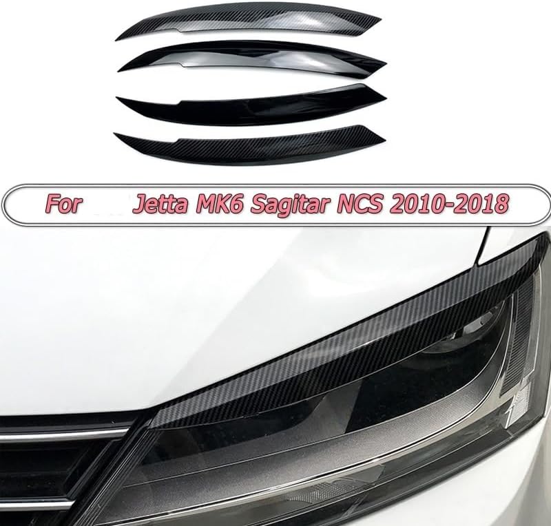 DEMULAX Car Headlight Eyelid Trim for Jetta MK6 & Sagitar NCS - Image 3
