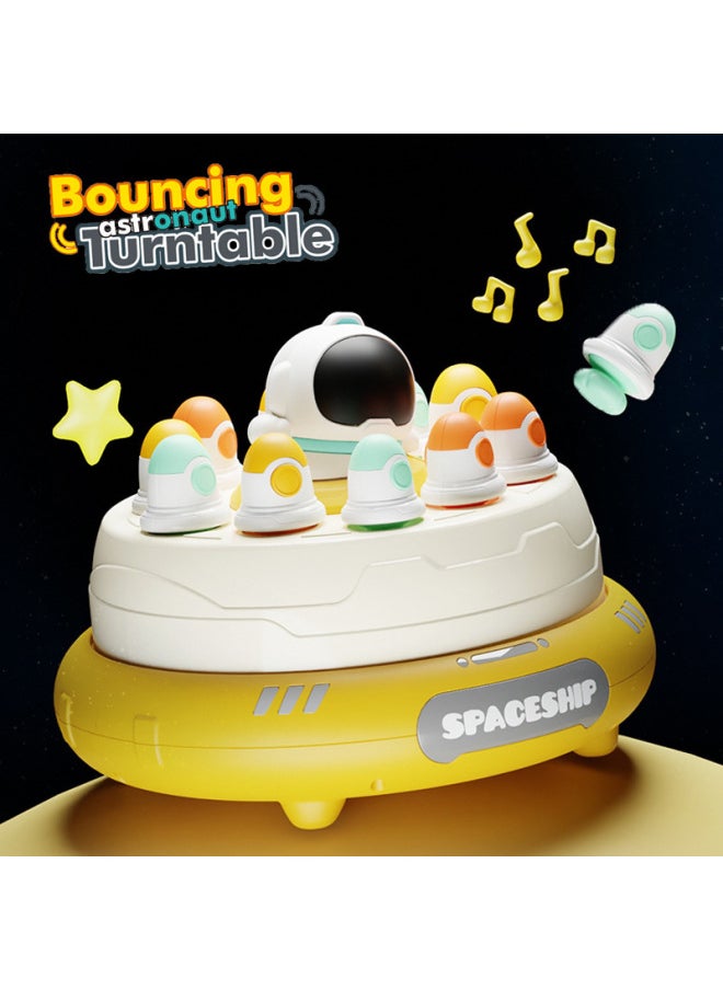 null - Launch Rocket Plate Bounce Turntable Children's Desktop Concentration Training Game Parent-child Interaction Educational Toys-Specifications:Space Rotating Fishing Bounces - Image 1