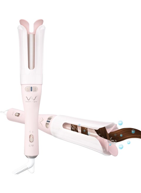 VAV Automatic Hair Curling Iron Negative Ionic Hair Curler Ceramic 125 Barrel Ideal for Creating Versatile Curls