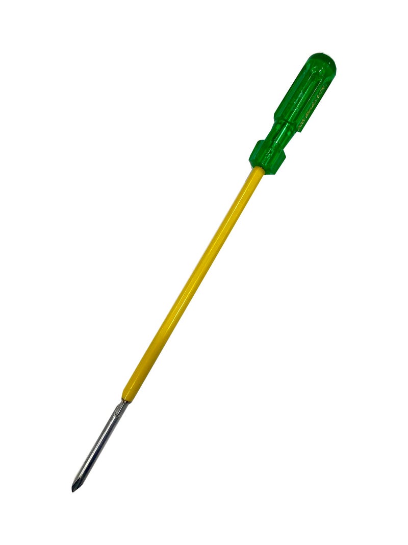 Jon Bhandari Tools Insulated Magnetic Two-in-One Screwdriver | Slotted & Phillips Head (6 x 250mm) | Heavy Duty, Shockproof Handle for Home & Electrical Use, 1 Pc,Multicolor - Image 1