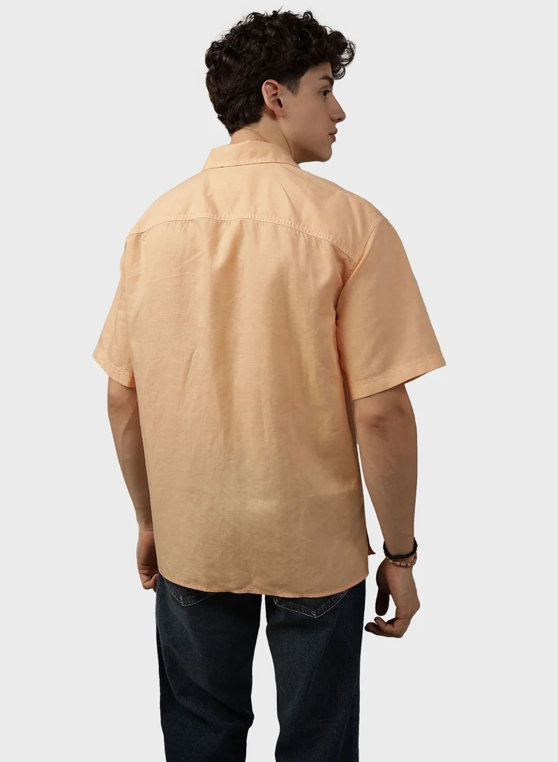 American Eagle Button Down Poolside Shirt