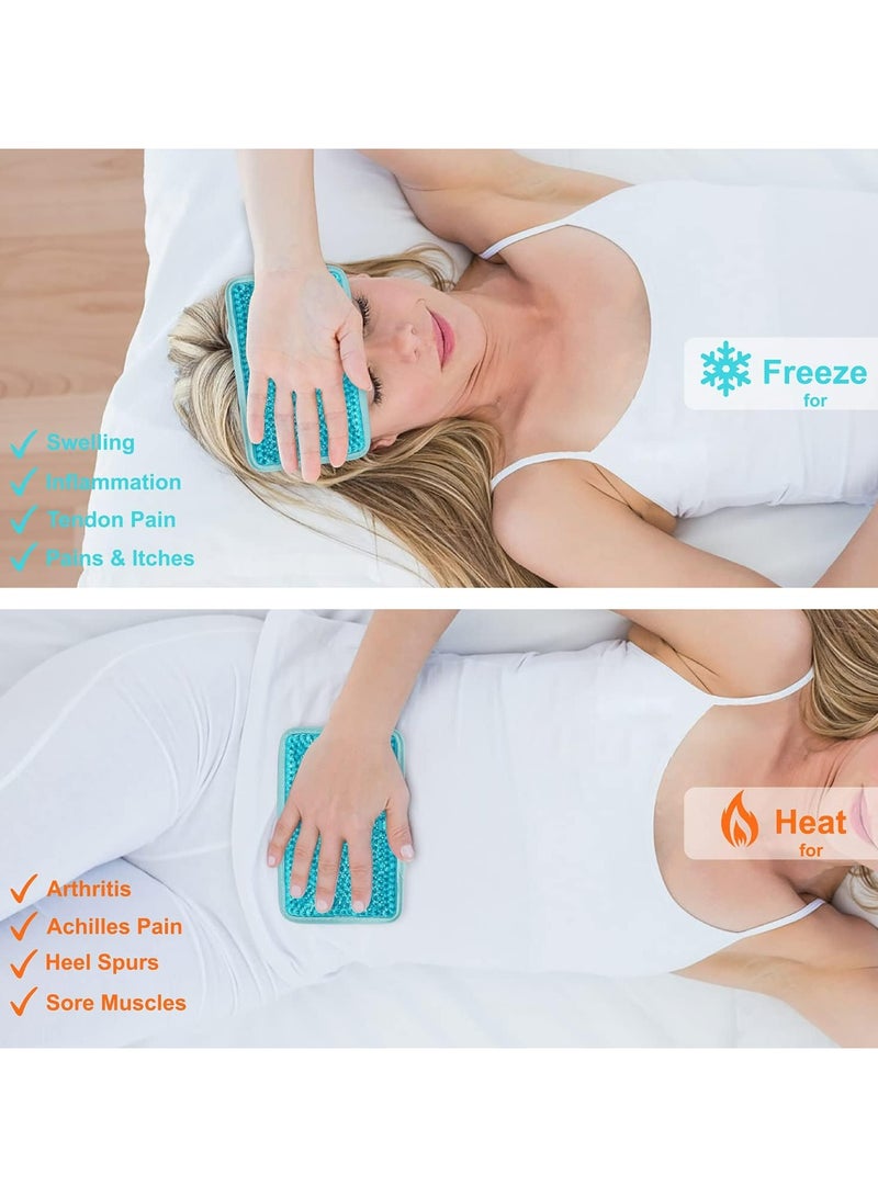 CMGTYYD Gel Ice Bag, Gel Beads Hot & Cold Pack with Strap, Reusable Compress for Pain Relief, for Knee, Shoulder, Neck, Ankle, Back & More for Cooling or Hot Compress(Blue, 2 Pack)  - Image 5