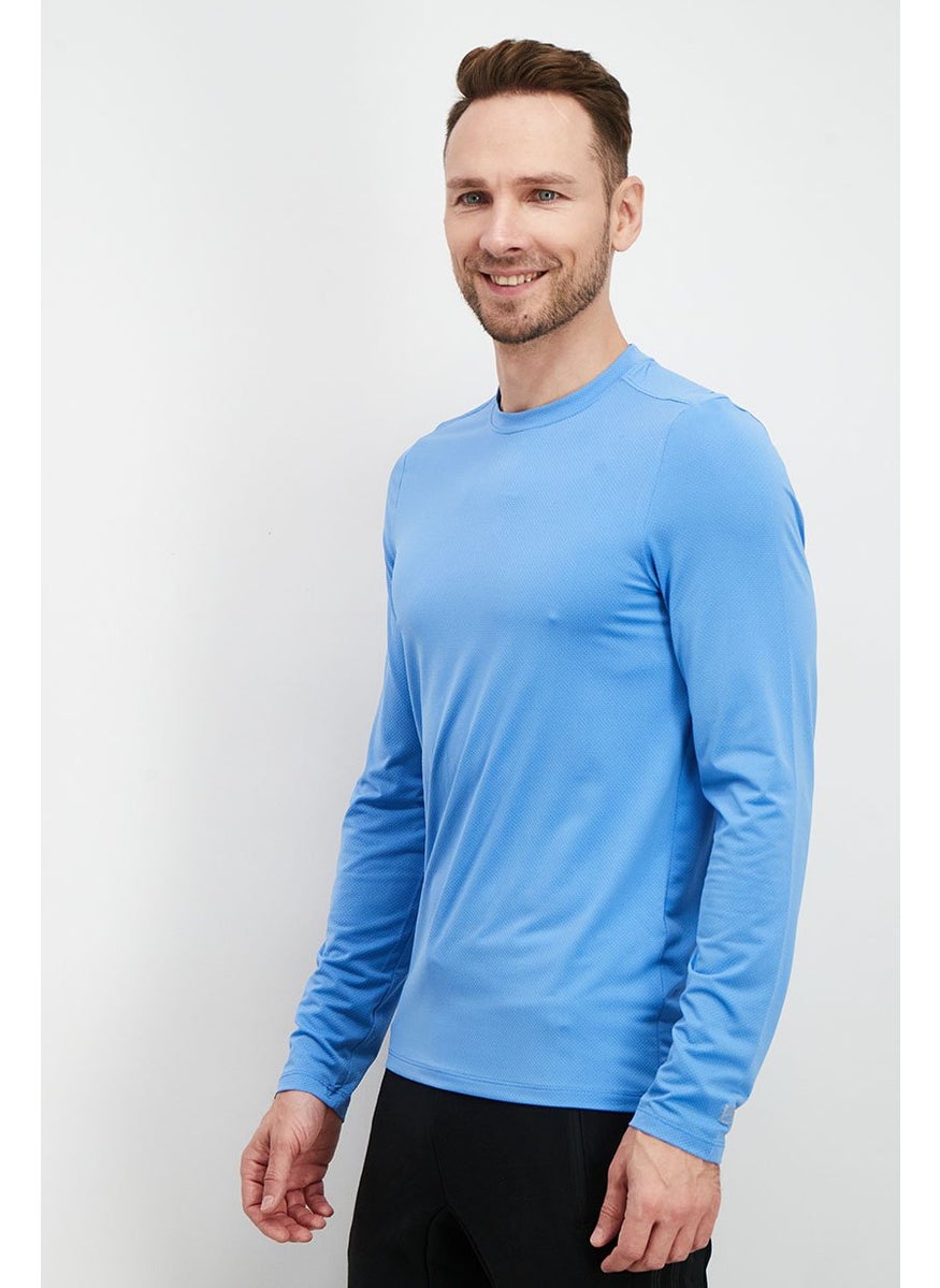 Men Sportswear Fit Long Sleeve Running Tops, Light Blue - pzsku/ZEBA55463CAB3F9B9EF83Z/45/_/1731593214/0d1191ba-e9a7-443b-ac2f-8f65ca448df4