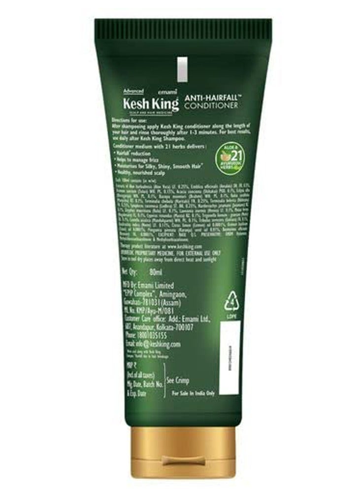 Kesh King Ayurvedic Scalp and Hair Medicine Anti Hair fall Conditioner 80ml - Image 2