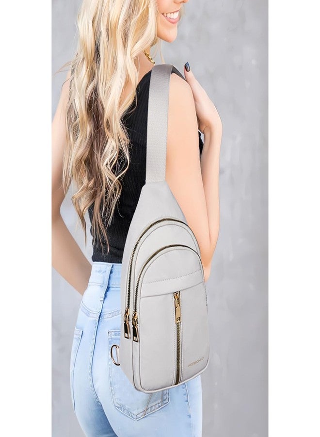 WESTBRONCO Sling Bag for Women Small Nylon Fanny Pack Lightweight Large-capacity Crossbody Bags - Image 2
