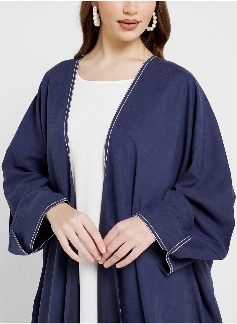 hayas closet Open Front Cape Sleeve Abaya  - Image 3