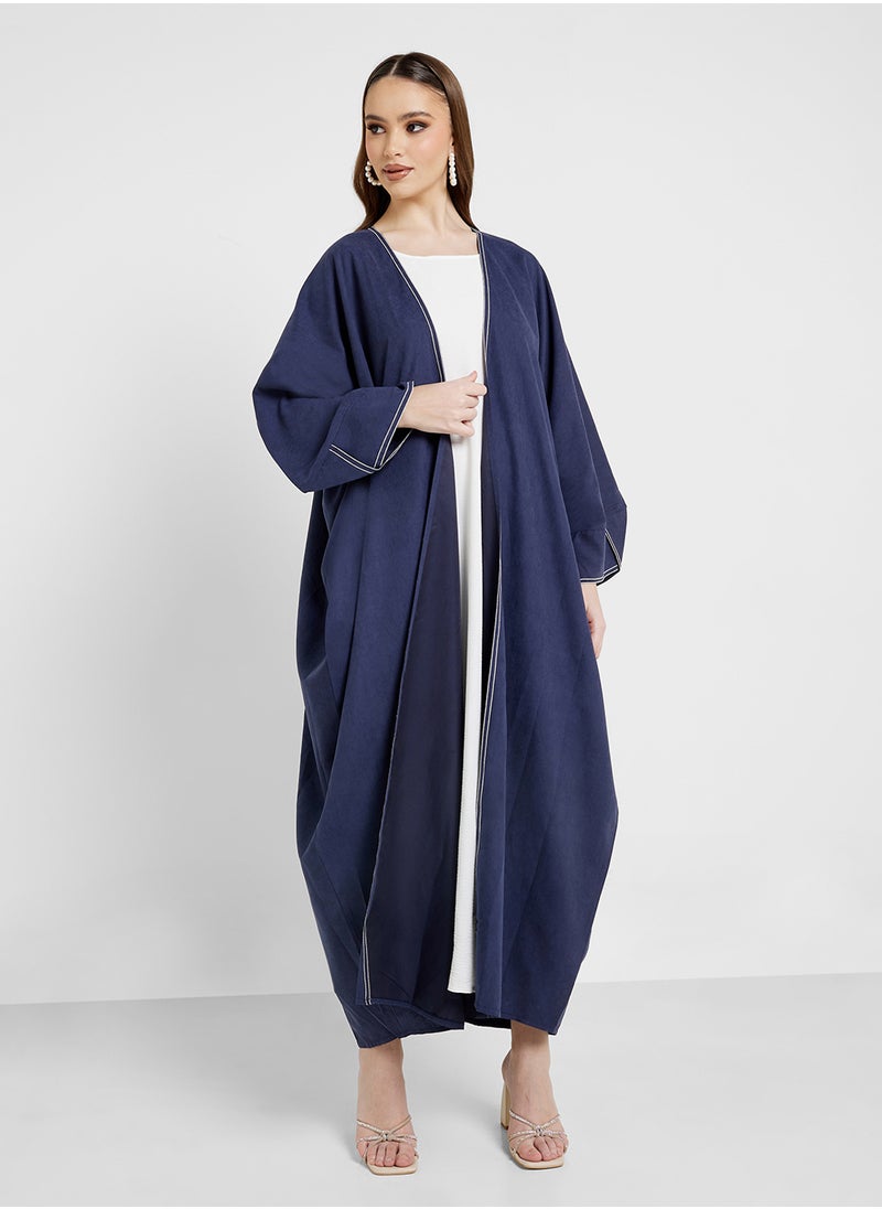 hayas closet Open Front Cape Sleeve Abaya  - Image 1