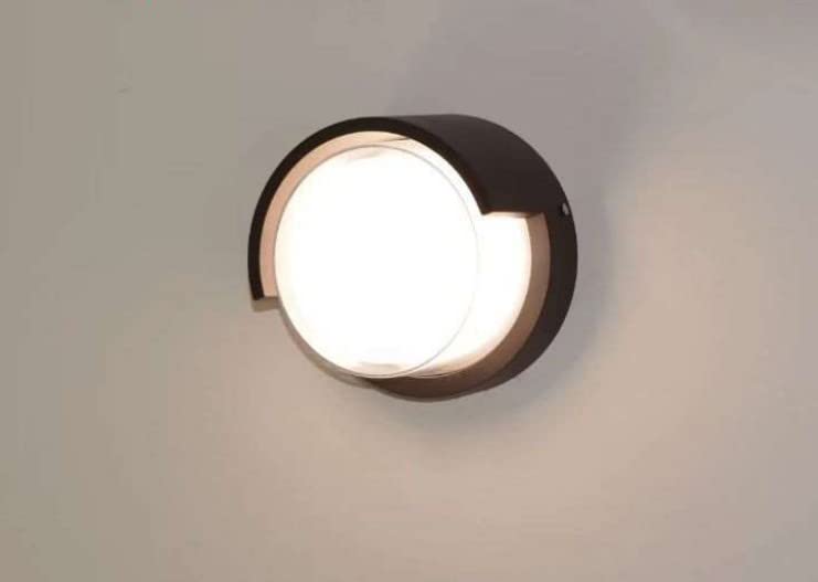 FILLISKA Acrylic LED Wall Light, 12 Watt, Indoor/Outdoor, Warm White, IP-65 Rated (Black Round-919) - Image 5