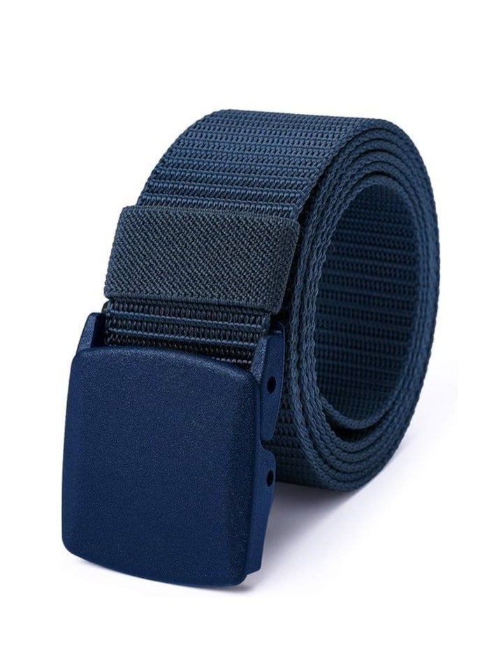 Tango Men's Nylon Tactical Belt - Webbing Canvas, Military Belt With Plastic Buckle - Adjustable Strap To Make Comfortable Fit. (Navy Navy) - Image 1