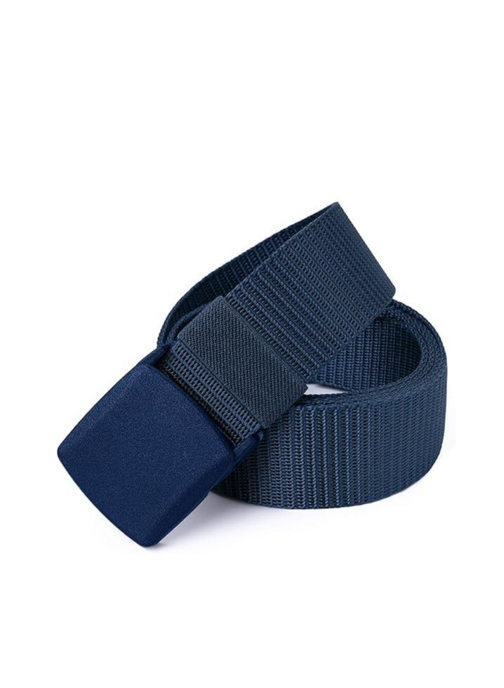 Tango Men's Nylon Tactical Belt - Webbing Canvas, Military Belt With Plastic Buckle - Adjustable Strap To Make Comfortable Fit. (Navy Navy) - Image 2